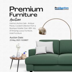 Interiors Auction Sale - Antique Pieces, Curated Collection from a Boutique Hotelier Over 400+ lots of Amazing Luxury Furniture, Hotel Furniture
