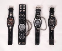 Vier Armbanduhren