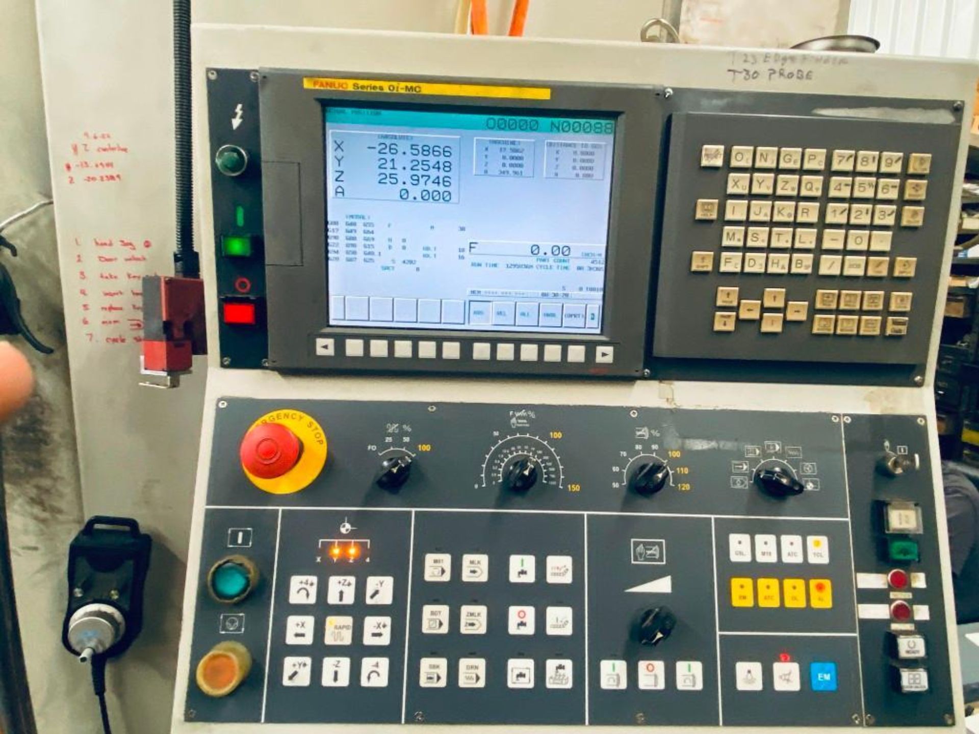 BRIDGEPORT HARDINGE GX1600 VERTICAL MACHINING CENTER; YEAR 2010; 4TH AXIS ROTARY - Image 4 of 21