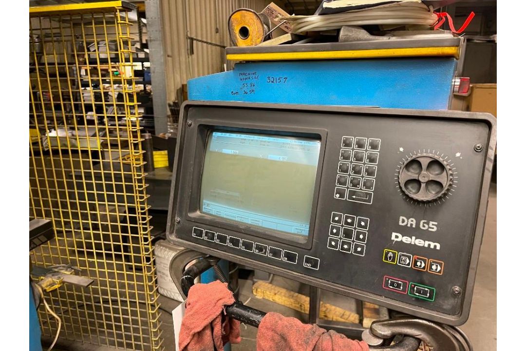 GASPARINI PBS 105 PRESS BRAKE; 110 TON X 10'; DELEM 65 CNC CONTROL - Image 12 of 13