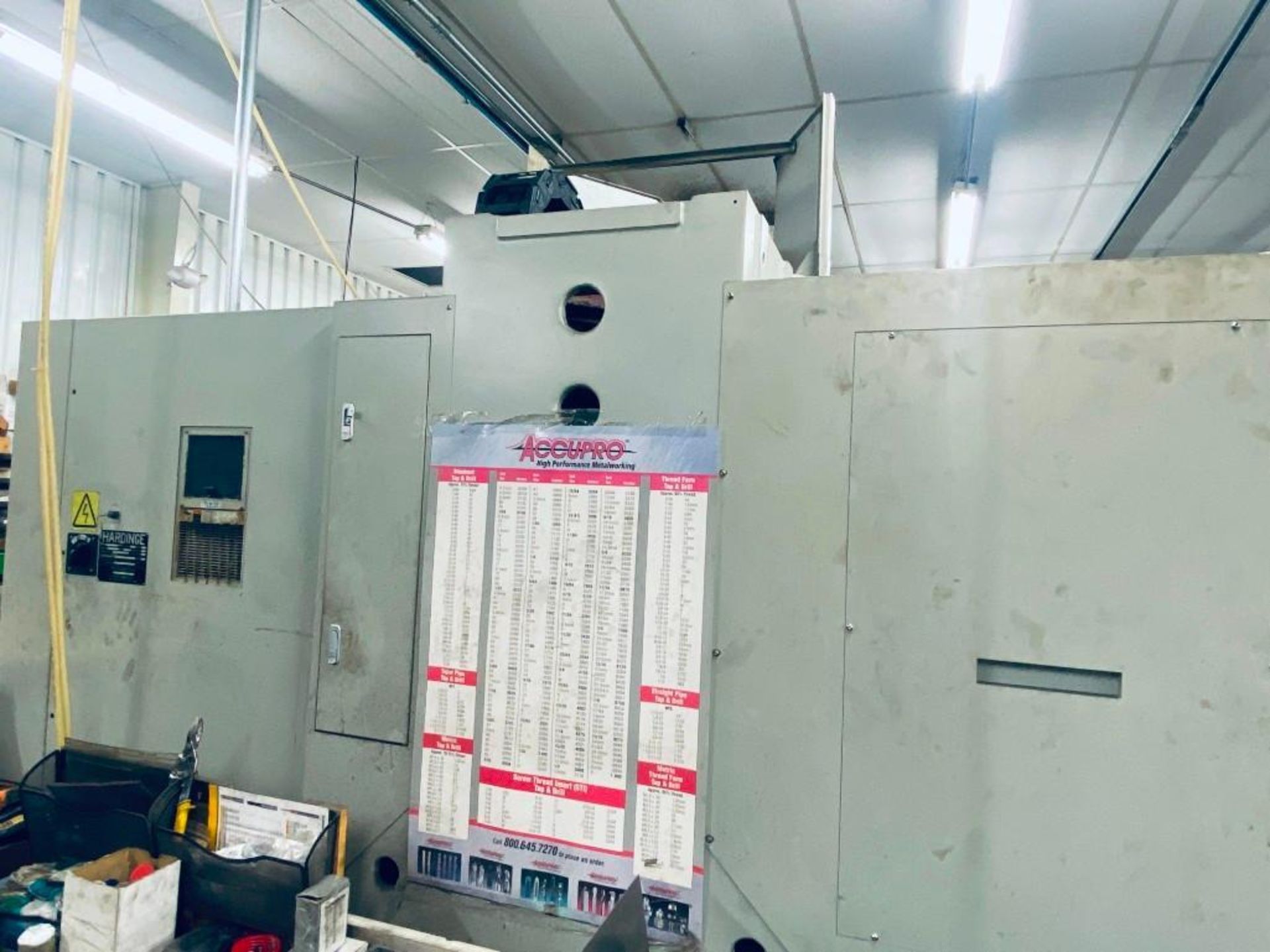 BRIDGEPORT HARDINGE GX1600 VERTICAL MACHINING CENTER; YEAR 2010; 4TH AXIS ROTARY - Image 12 of 21