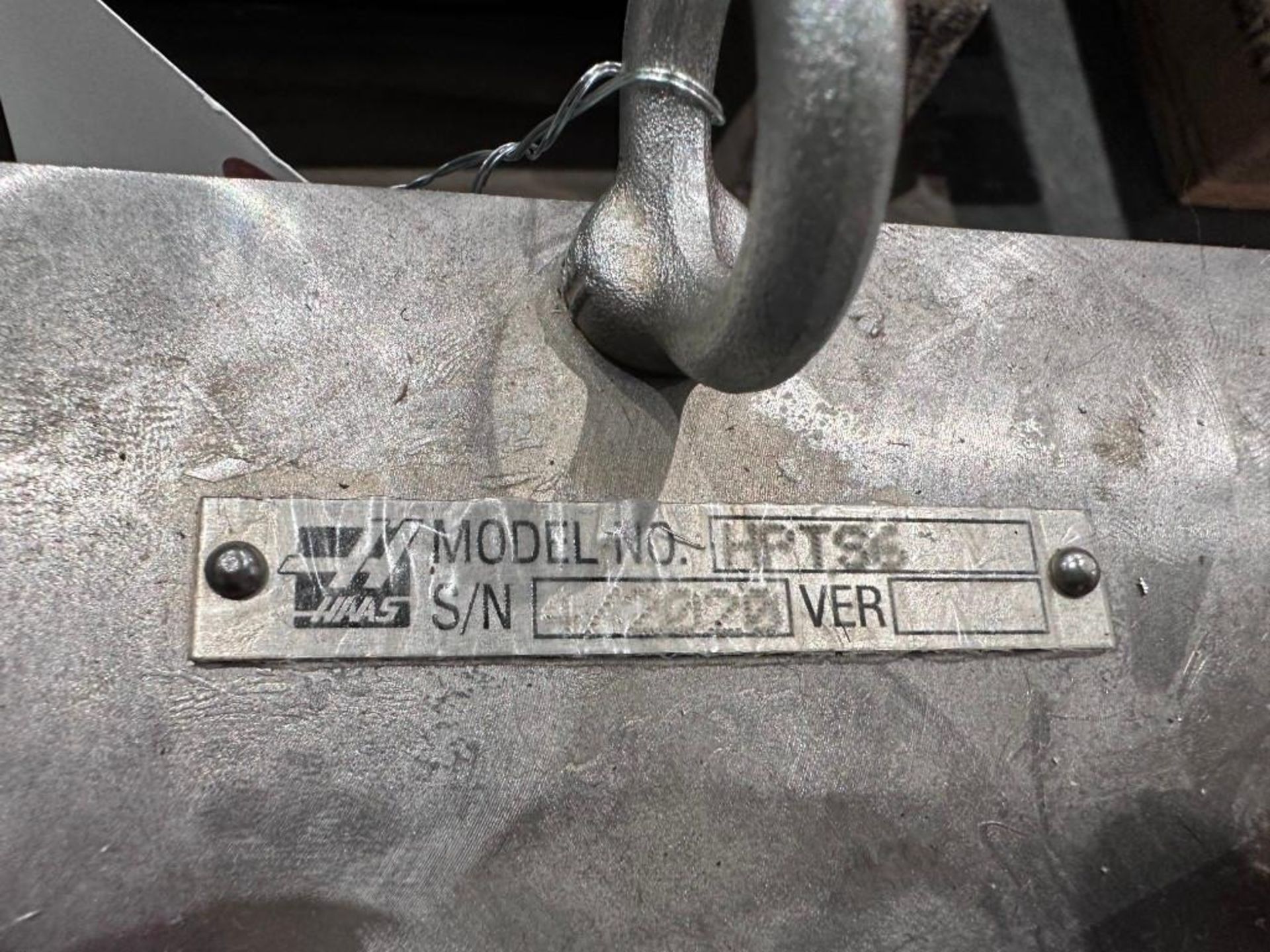 HAAS HPTS6 PNEUMATIC TAILSTOCK FOR HRT210 SERIES ROTARIES. 6" CENTER HEIGHT; YOM: 2020 - Image 3 of 3