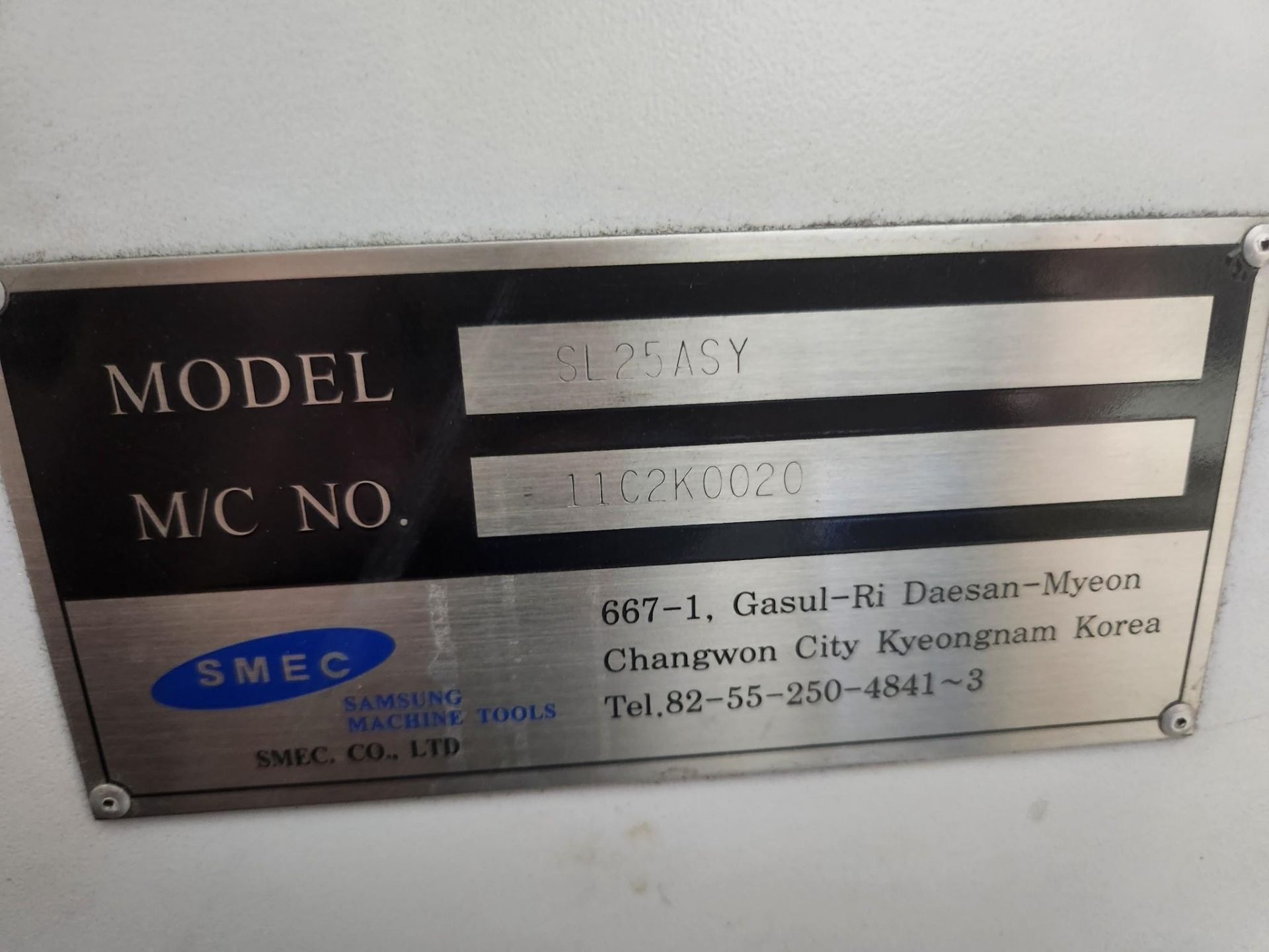 2011 SAMSUNG SL-25ASY CNC TURNING CENTER - Image 19 of 19