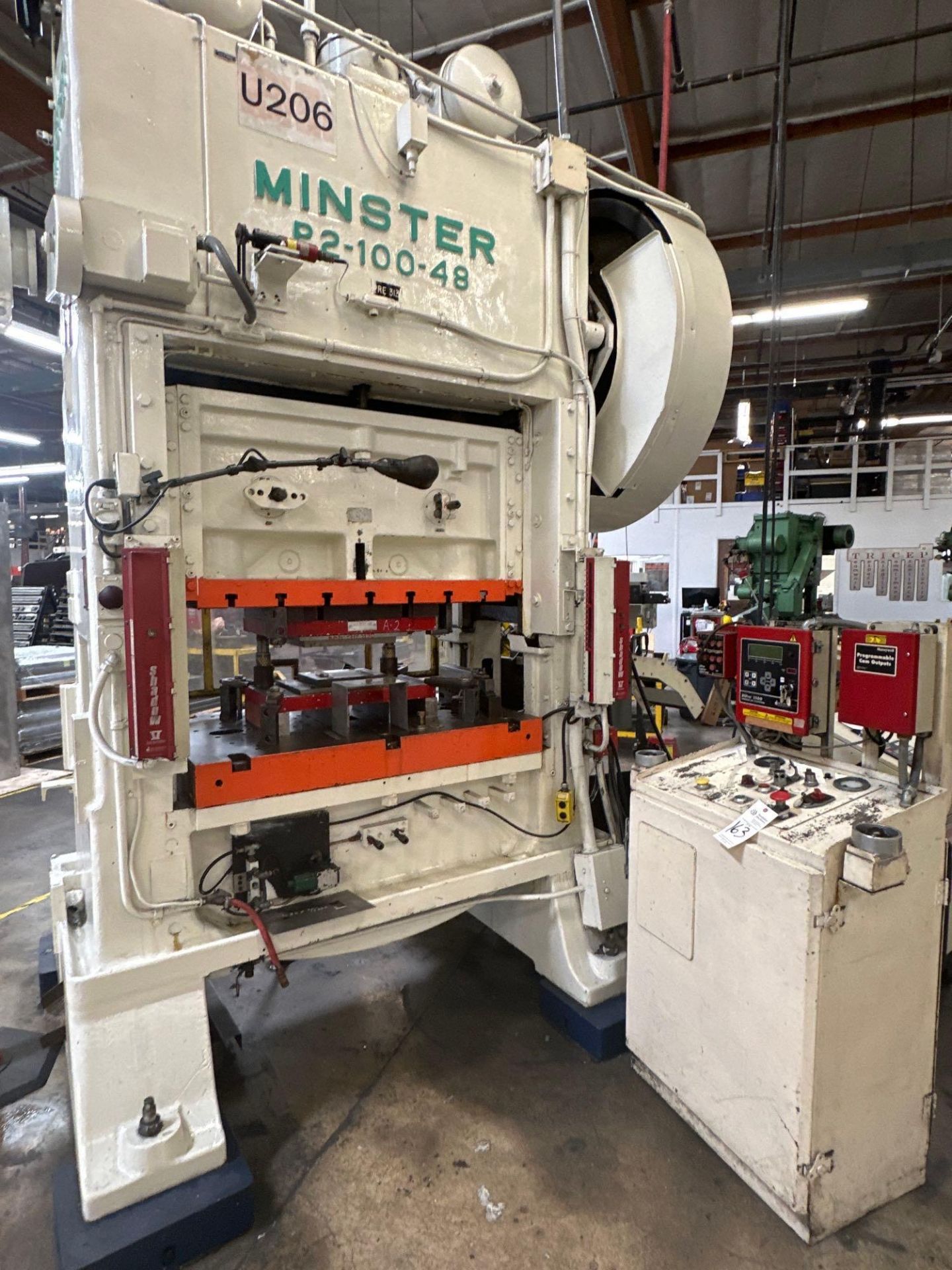 MINSTER P2-100-48 100 TON PRESS, DIPRO 1500, COE FEEDER, SERVO MASTER 3 CONTROL - Image 10 of 32
