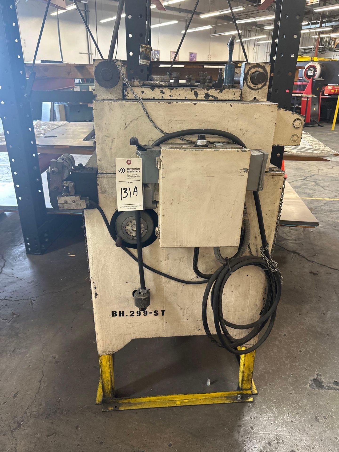 CLEARING SEYI SN2-220 220 TON GAP FRAME DOUBLE CRANK PRESS, COIL STRAIGHTENER & REEL INCLUDED; 1998 - Image 26 of 34