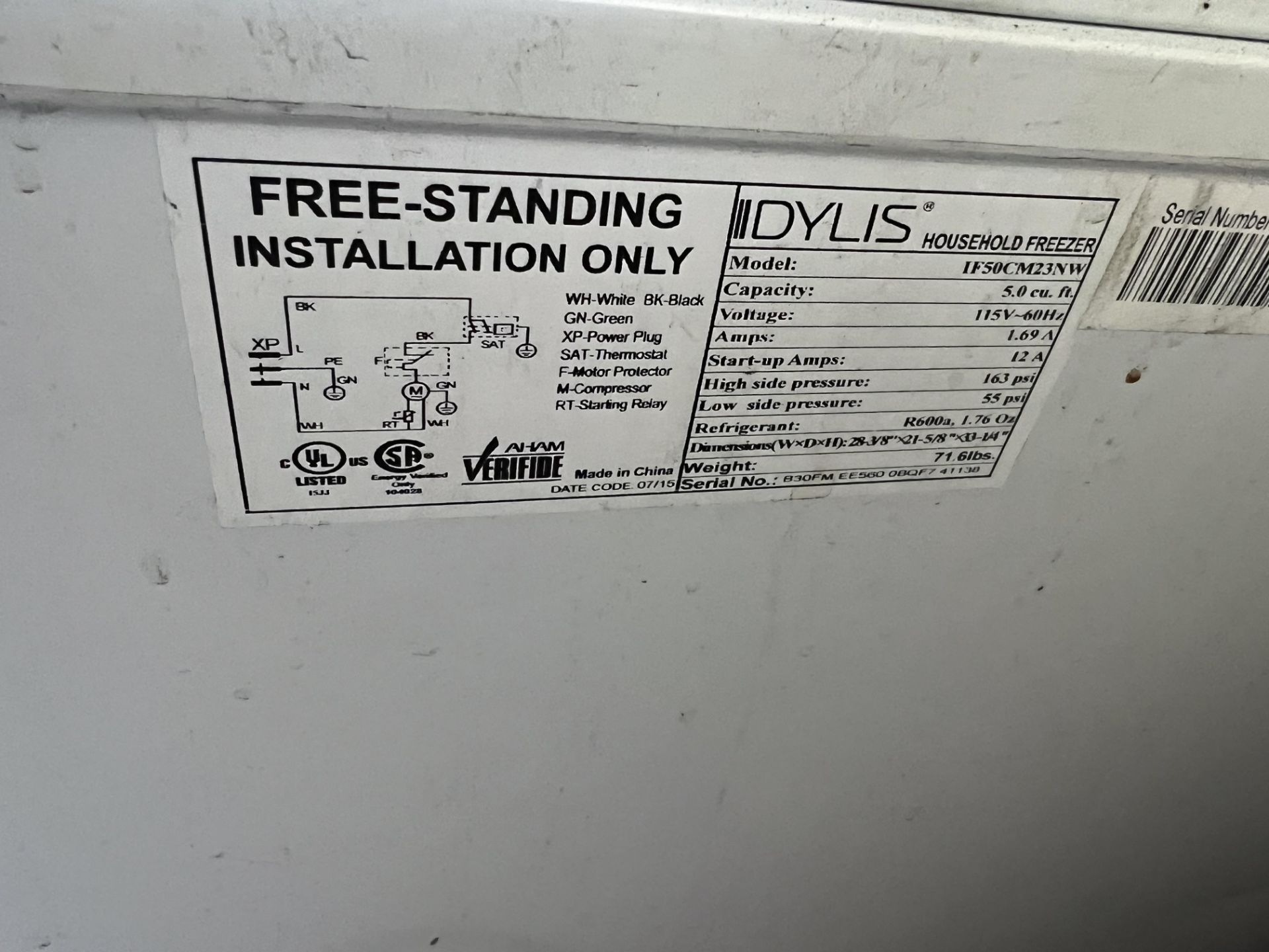 Chest Freezer - Image 2 of 2