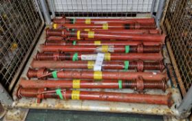 12x Acro trench struts - 100cm long