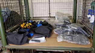 44x Deadboy mountain rescue/hiking/snow anchors, 11x pairs of Snow/ice crampons in kit bag
