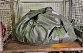 Collapsible fabric water tank - 2500 gallon