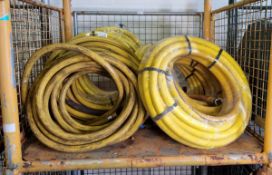 8x SWF SLKMX Yellow LF Hydraulic Hoses 22mm x 19m
