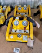 2x Vetter Hydraulic dual deadman line controllers for inflation safety systems
