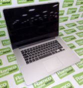 Apple MacBook Pro A1398 in protective plastic case - 15 inch, Intel Core i7 Quad Core 2.3 GHz