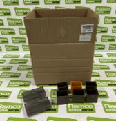 Small plastic boxes, containers and casings - assorted shape and size - approximately 50 pcs