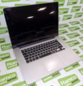 Apple MacBook Pro A1398 - 15 inch, Intel Core i7 Quad Core 2.2 GHz - Serial No. C02NQAY0G3QD
