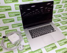 Apple MacBook Pro A1398 with PSU - 15 inch, Intel Core i7 Quad Core 2.5 GHz