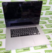Apple MacBook Pro A1398 - 15 inch, Intel Core i7 Quad Core 2.2 GHz - Serial No. C02NC0ZXG3QC