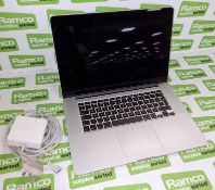 Apple MacBook Pro A1398 with PSU - 15 inch, Intel Core i7 Quad Core 2.5 GHz