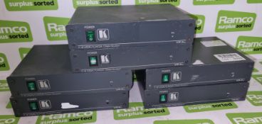 6x Kramer VP-4xl 4 way VGA / UXGA distribution amp