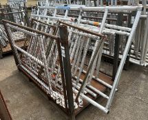 Scaffolding tower ladder frames various styles and sizes - 8 pieces