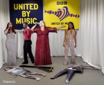 6 x Silhouette cut-outs from the Eurovision performance by Malta