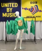 1x (Green jumper) Outfit in size S worn by backing dancers for Daði Freyr (Daði & Gagnamagnið)