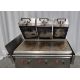 Taylor Commercial Foodservice stainless steel three zone clamshell grill - Image 4 of 11