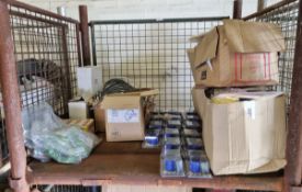 Assorted consumables - Jubilee clips of varying sizes, leakmate emergency leak kits,