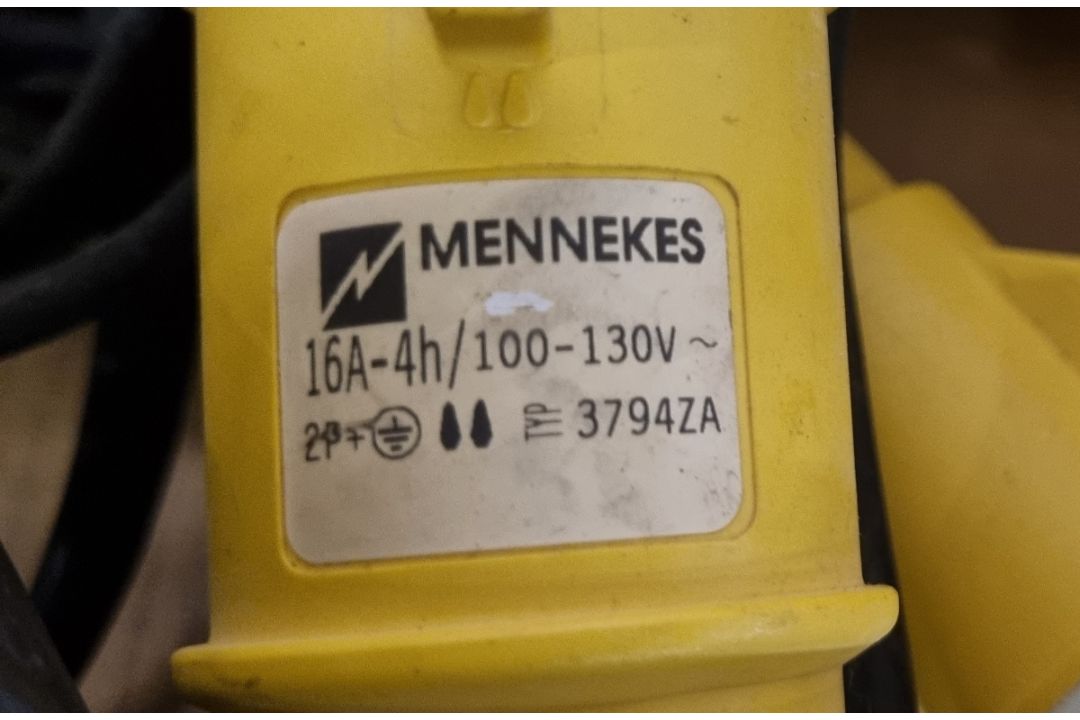 Electrical equipment - 110V extension lead with Mennekes 16A-4h/110-130V connectors, - Image 8 of 8