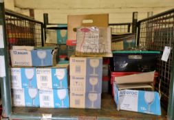 Wine glasses - assorted size and type