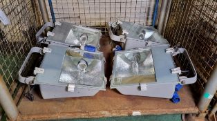 4x Fitzgerald 400w metal halide lamps