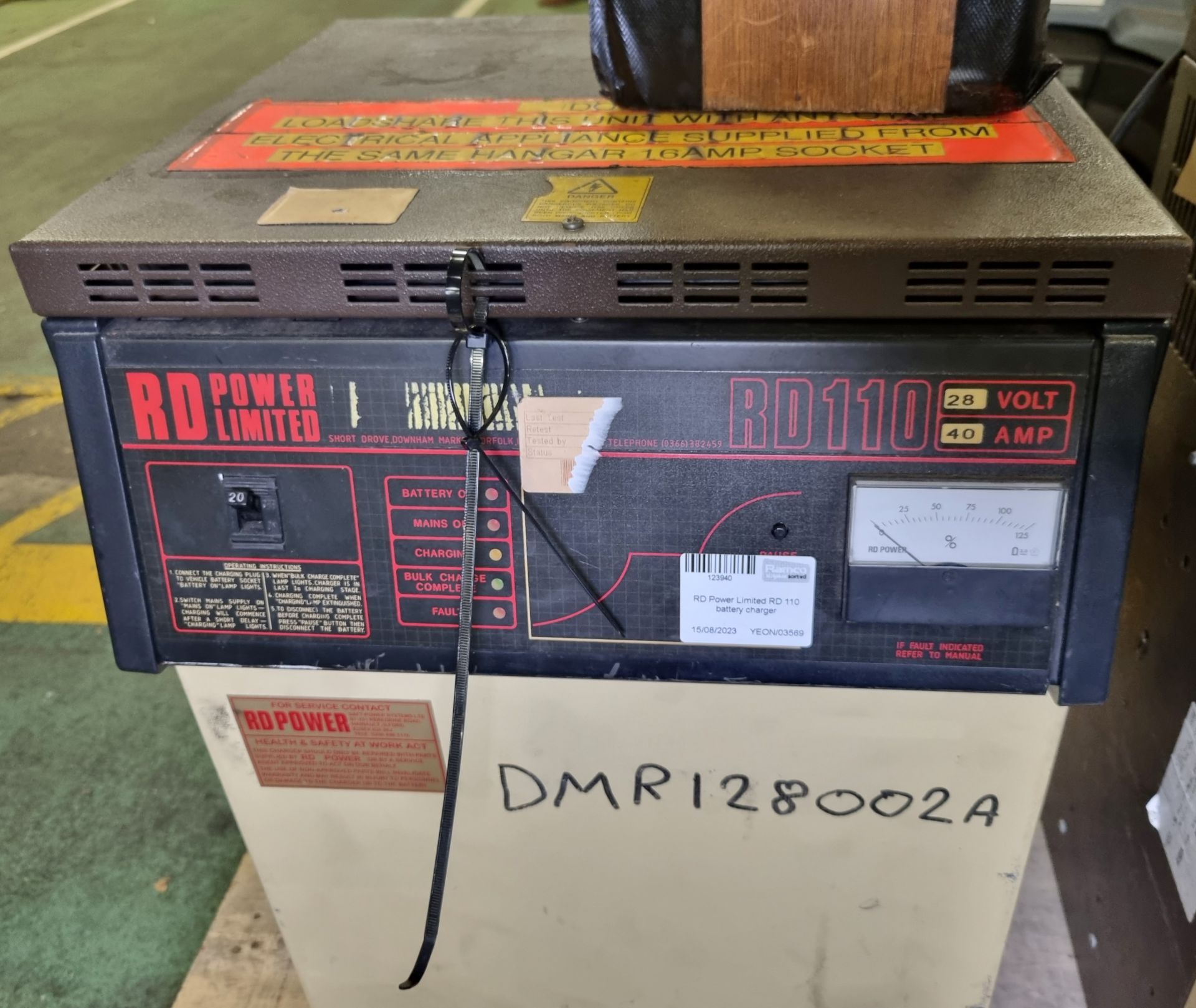 2x RD Power Limited RD 110 battery chargers - Image 6 of 7