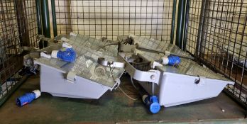 4x Fitzgerald 400w metal halide lamps