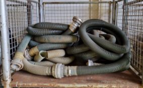 6x Fluid flexy ribbed hoses - ID 64 mm x OD 124 mm x 4 Mtr