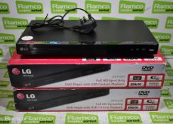 2x LG DP542H HD DVD players