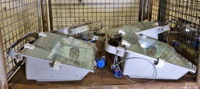 4x Fitzgerald 400w metal halide lamps
