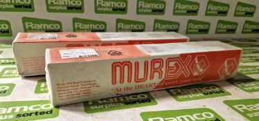 2x packs of Murex E6013 mma welding rods 2.5 x 350mm - mild steel - 266 rods per box