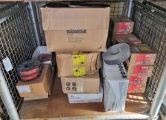 DIY consumables - assorted sanding belts, twiststrips and 13x Scotch-Brite 203 x 25 x 26mm deburring