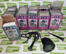 11x Piso garden spotlights with spikes - 2 AS SPARE PARTS ONLY