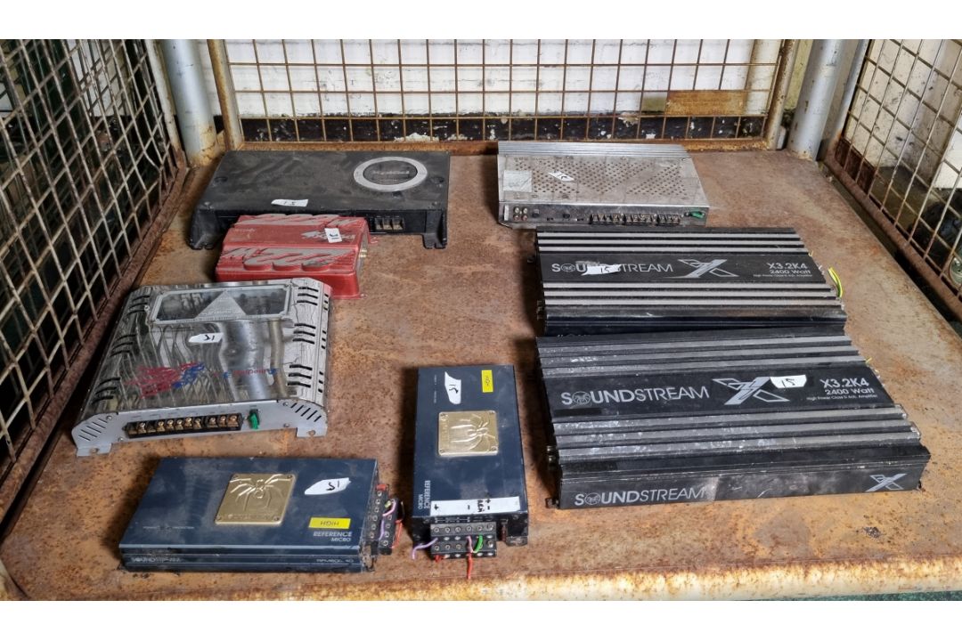 Car stereo amplifiers - Xplod, Soundstream - Image 1 of 8