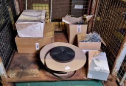 2x Sorrento 1.5kw black outdoor heaters, Assorted workwear - 6x Regatta mens large waterproof jacket