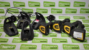 4x Wasp WWS800 barcode scanners