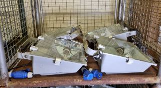 4x Fitzgerald 400w metal halide lamps