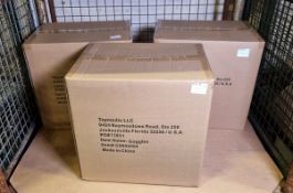 3x boxes of Tapmedic protective goggles - 150 pairs per box