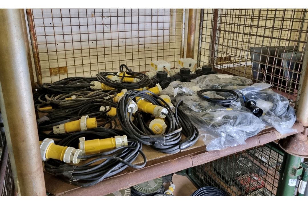 Electrical equipment - 110V extension lead with Mennekes 16A-4h/110-130V connectors, - Image 2 of 8