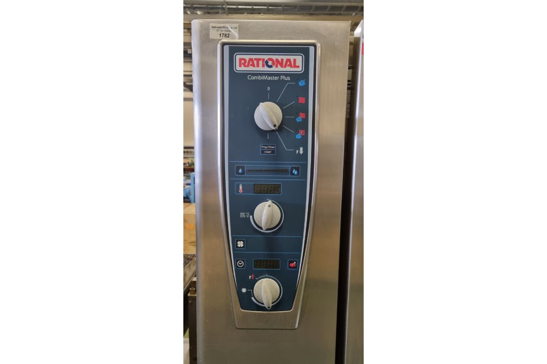 Rational CMP 201G Combimaster Plus oven - with roll in tray holder - W 880 x D 800 x H 1800 mm - Image 3 of 14