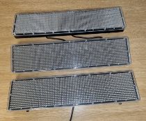 3x LED vehicle display panels