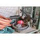 Water purification parts - small water tank, ribbed hose, hand pump with sump head, tie down pegs - Image 3 of 7