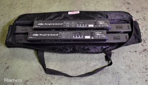 2x Showtec sunstrips active 500w in softbag