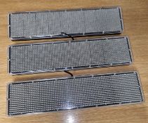 3x LED vehicle display panels