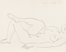 Henri Matisse, Nu couché au visage incomplet - Étude de jambes